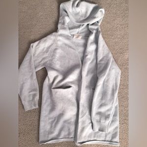 Zara girls light blue knit cardigan